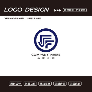 F字母logo标志