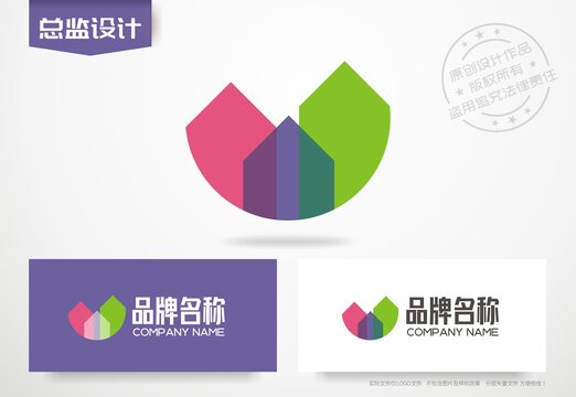 房子形状logo