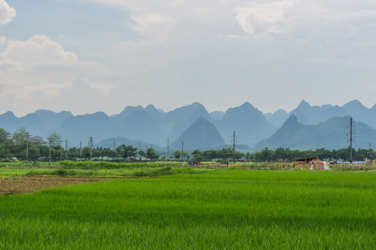 乡村山水风景