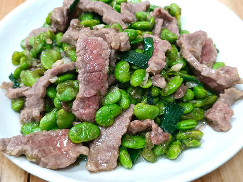 毛豆小炒肉