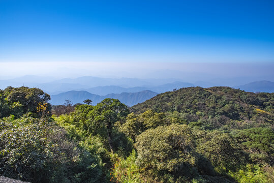 自然山景风景