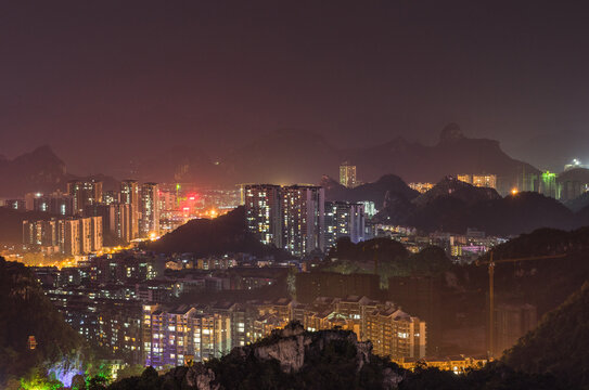 柳州山城夜景