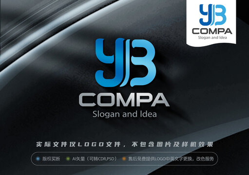 Yb字母LOGO