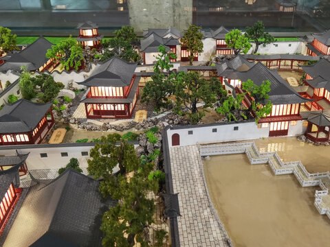 上海豫园模型