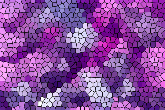 紫色几何玻璃贴图