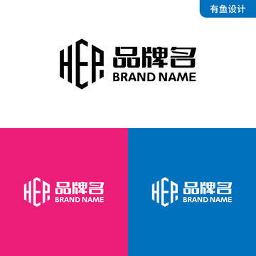 HER字母LOGO标志设计