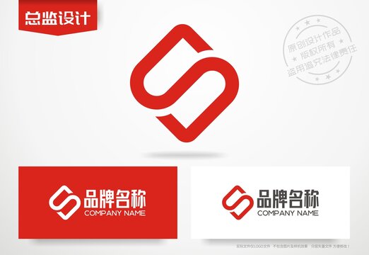 媒体公司logo字母SD组合