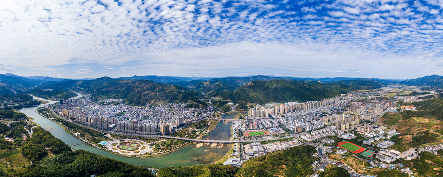 贵州榕江村超县城全景