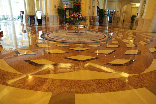 星级酒店大厅室内地板装饰设计