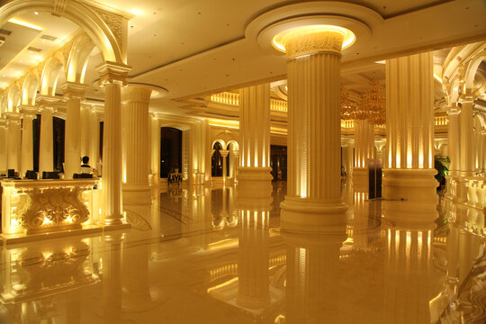星级酒店大厅室内装饰设计建筑