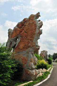 奇石公园巨石