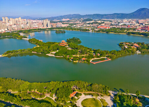 泉州西湖公园全景