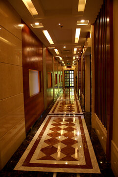 酒店大厅通道过道走廊室内装饰