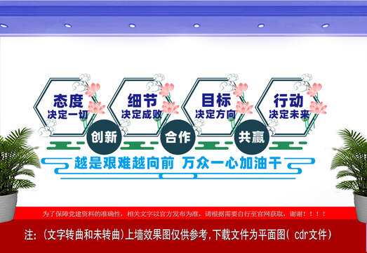 企业文化标语态度决定一切