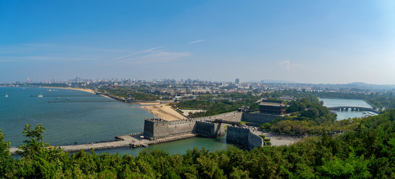 蓬莱水城全景