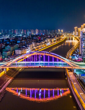 芜湖中山桥夜景