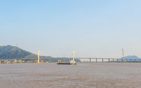 温州大桥风光全景