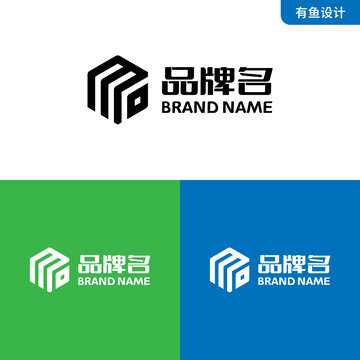 MO字母LOGO标志设计