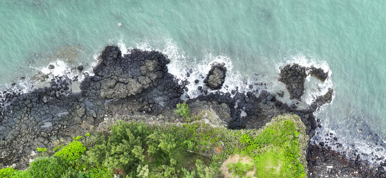 海南澄迈玉包港火山地质景观