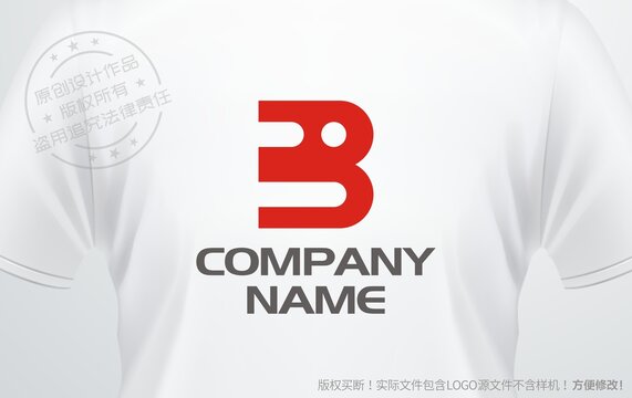 字母B设计logo