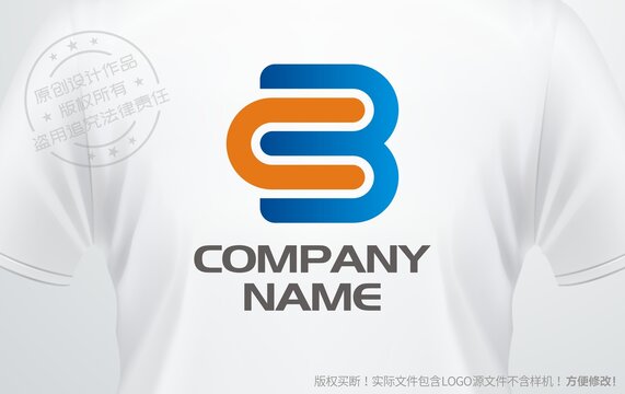 字母BC组合设计logo