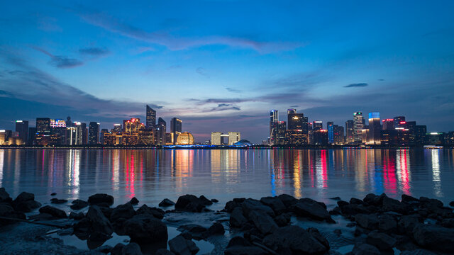 钱江新城夜景