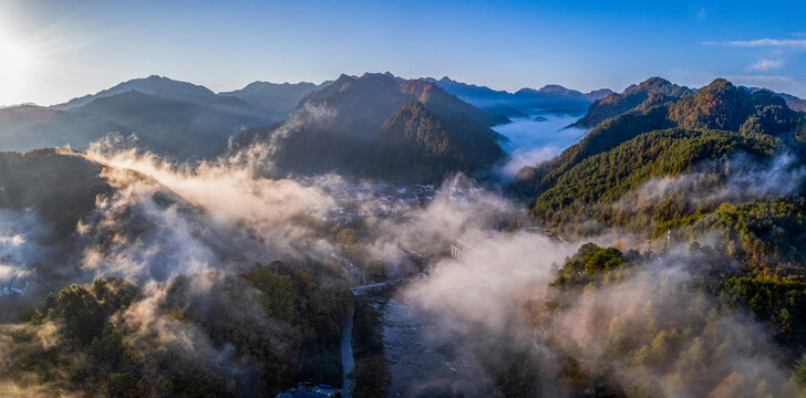 陕西汉中南郑黎坪风景区