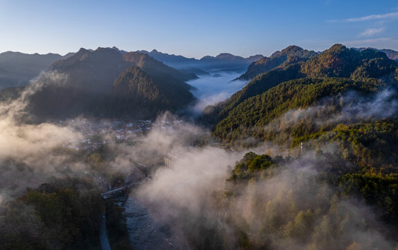 陕西汉中南郑黎坪风景区