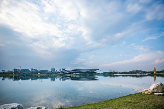 四川成都郫都区菁蓉湖成都科幻馆