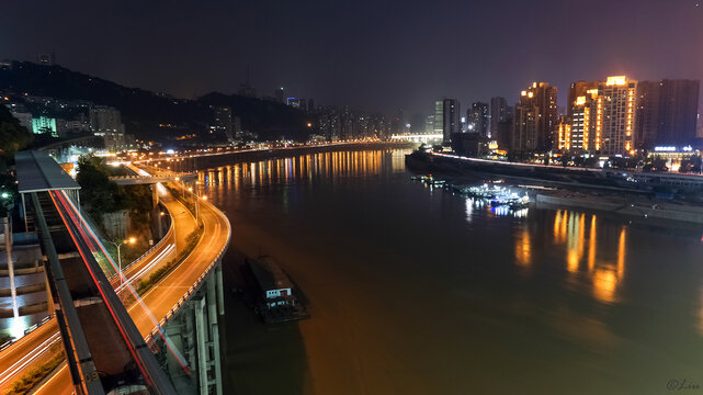 嘉陵江夜景