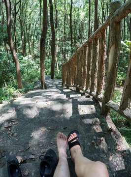 歌乐山登山