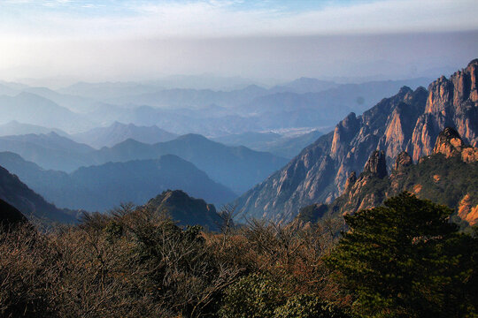 黄山远眺