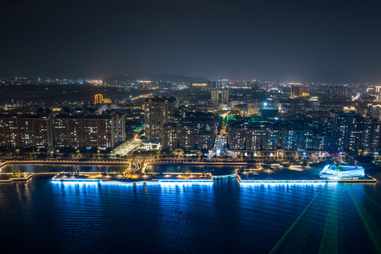 汕头潮人码头夜景