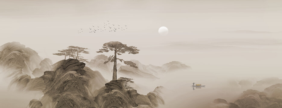 山水画