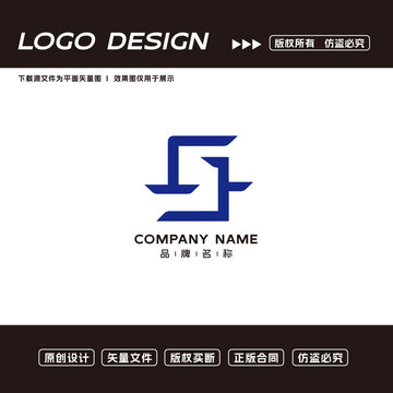 J字母logo标志