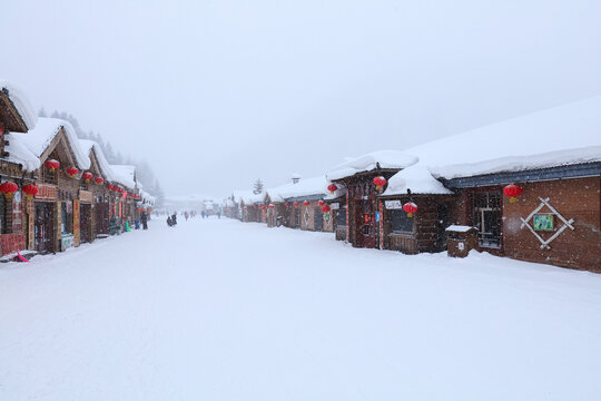 水墨雪乡