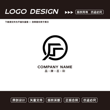 FS字母logo标志