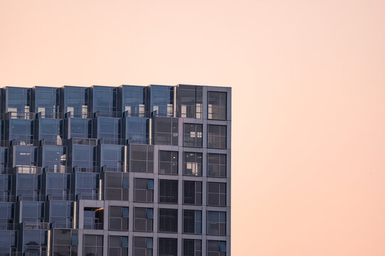 杭州余杭城市建筑外立面