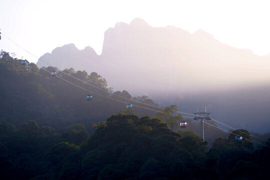 三清山夕照