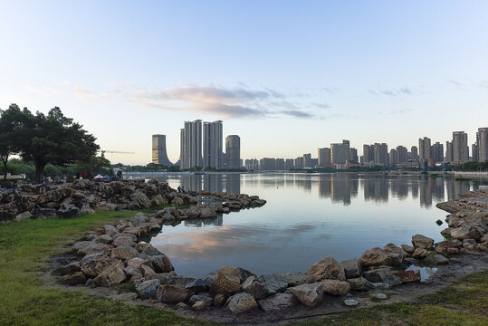 厦门海沧湖风光