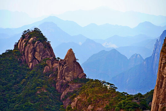 三清山层峦叠嶂