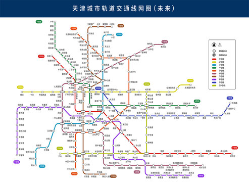 天津交通规划图