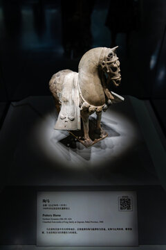 中国国家博物馆的北朝陶马