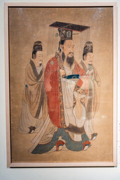中国国家博物馆的隋文帝杨坚像
