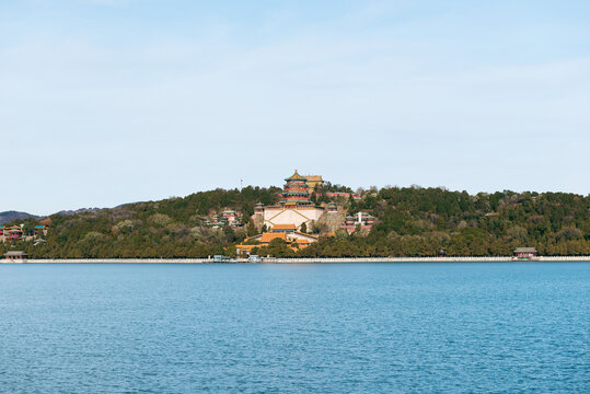 北京颐和园冬日美景