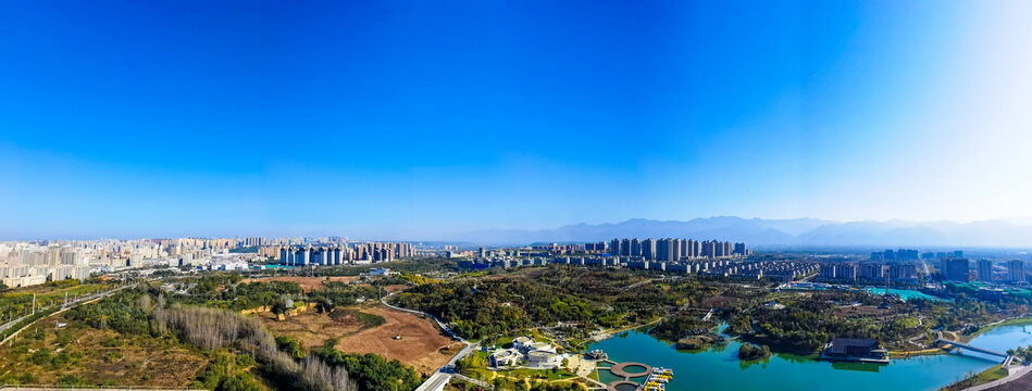 长安公园国内旅游景点全景大图