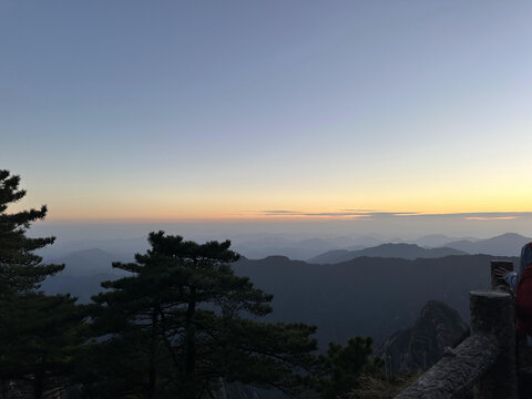 黄山日出