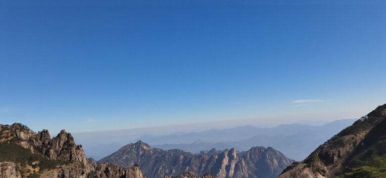 黄山山峰