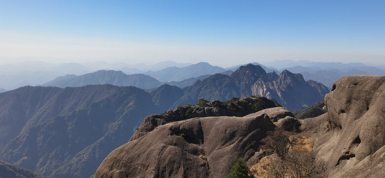 黄山山峦