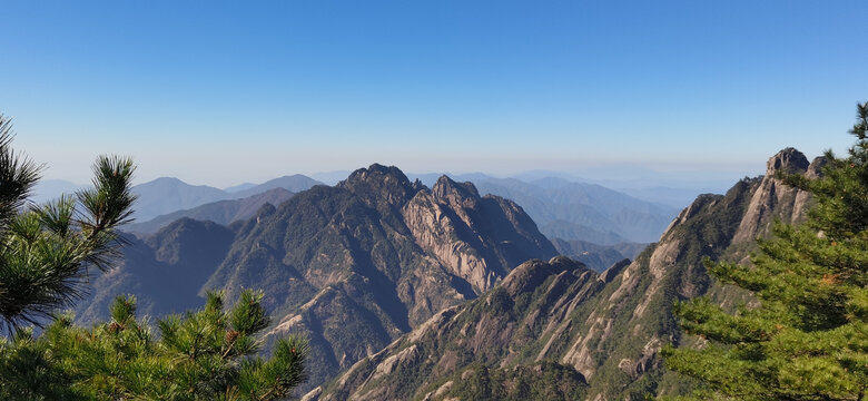 黄山山峦